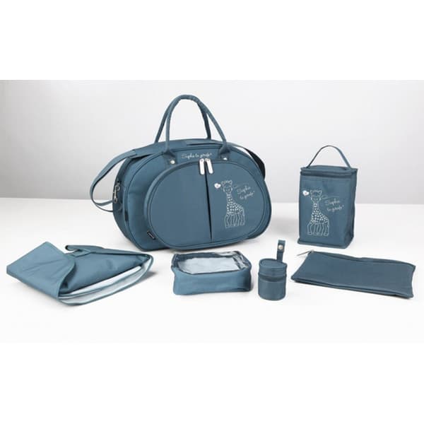 Τσάντα αλλαξιέρα Renolux Evasion Sophie la giraffe Paris μπλε