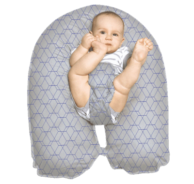 Μαξιλάρι θηλασμού/ εγκυμοσύνης Comfort 3 in 1 Grecostrom Strom Maze grey στο Bebe Maison