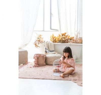 Καλάθι αποθήκευσης Lorena Canals Woody Vintage Nude 30x30 στο Bebe Maison