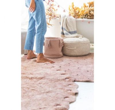 Καλάθι αποθήκευσης Lorena Canals Woody Vintage Nude 30x30 στο Bebe Maison