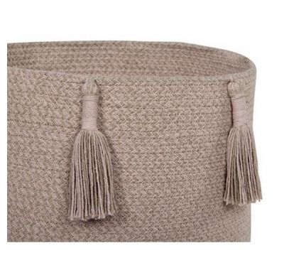 Καλάθι αποθήκευσης Lorena Canals Woody Vintage Nude 30x30 στο Bebe Maison