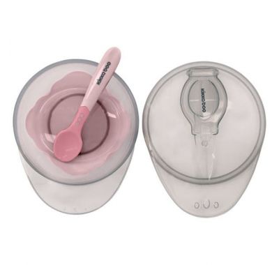 Μπολ φαγητού με κουτάλι Kikka Boo μέντα στο Bebe Maison