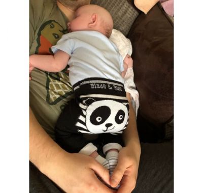 Παιδικό κολάν Blade & Rose WWF Panda μαύρο-άσπρο στο Bebe Maison