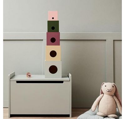 Ξύλινo σετ παιχνιδιού με κύβους Kids Concept Edvin στο Bebe Maison