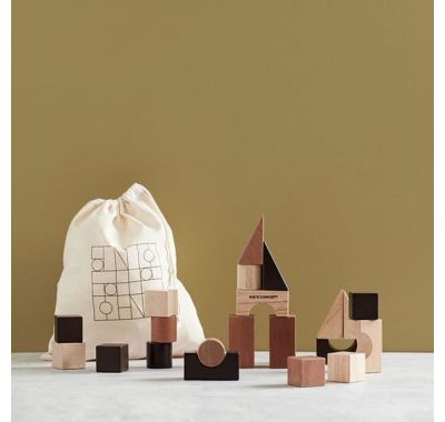 Ξύλινα τουβλάκια στοίβαξης Kids Concept στο Bebe Maison