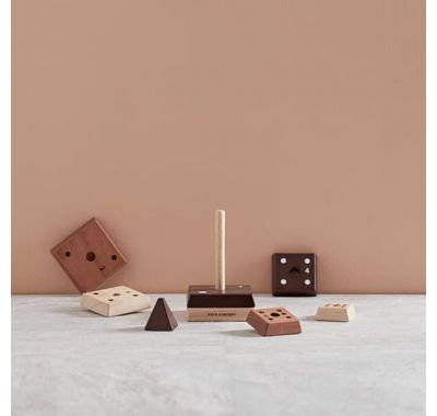 Ξύλινη πυραμίδα στοίβαξης Kids Concept στο Bebe Maison