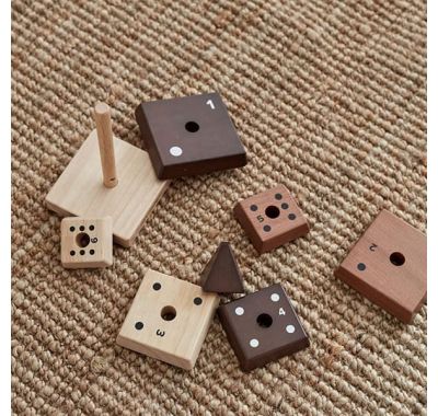 Ξύλινη πυραμίδα στοίβαξης Kids Concept στο Bebe Maison