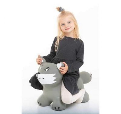 Φουσκωτό ζωάκι Gerardo's Jumpy Λύκος γκρι στο Bebe Maison