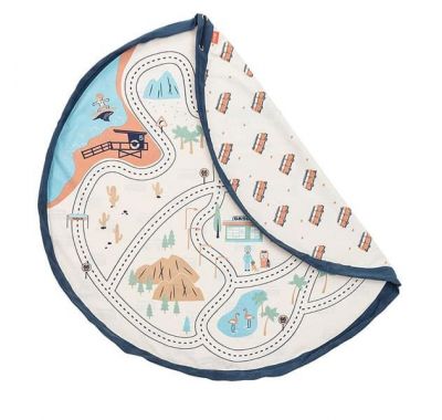 Στρώμα παιχνιδιού - τσάντα 2 σε 1 Play & Go L.A. roadmap στο Bebe Maison