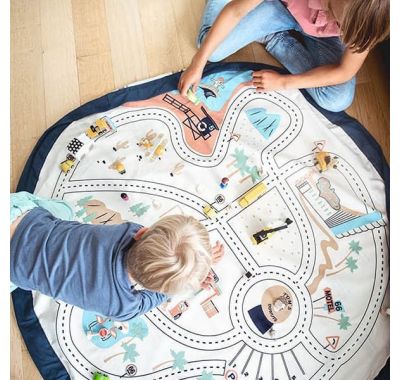 Στρώμα παιχνιδιού - τσάντα 2 σε 1 Play & Go L.A. roadmap στο Bebe Maison
