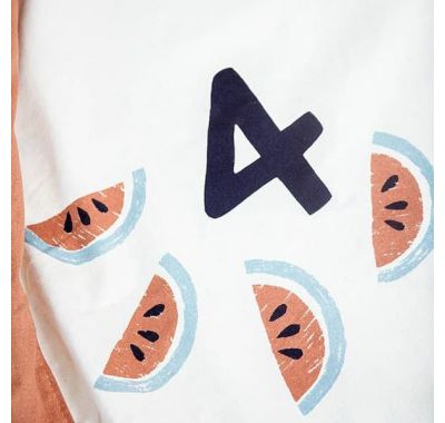 Στρώμα παιχνιδιού - τσάντα 2 σε 1 Play & Go Veggie numbers στο Bebe Maison