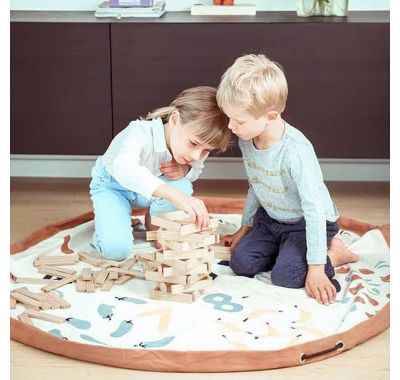 Στρώμα παιχνιδιού - τσάντα 2 σε 1 Play & Go Veggie numbers στο Bebe Maison