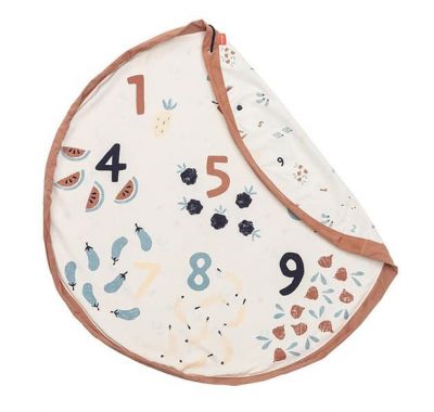 Στρώμα παιχνιδιού - τσάντα 2 σε 1 Play & Go Veggie numbers στο Bebe Maison