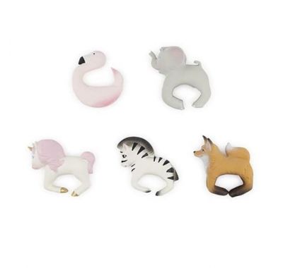 Μασητικό βραχιολάκι Oli & Carol από φυσικό καουτσούκ ελεφαντάκι Nelly στο Bebe Maison