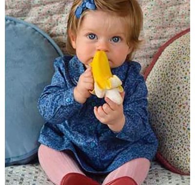 Μασητικό Olie & Carol από φυσικό καουτσούκ Ana η μπανάνα στο Bebe Maison