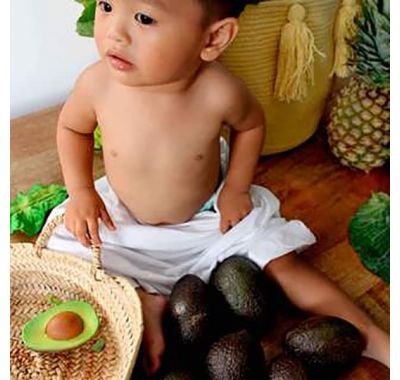 Μασητικό Olie & Carol από φυσικό καουτσούκ Arnold το αβοκάντο στο Bebe Maison