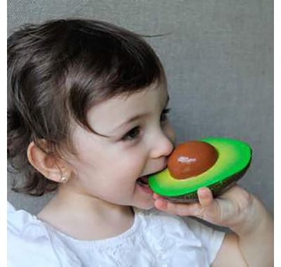 Μασητικό Olie & Carol από φυσικό καουτσούκ Arnold το αβοκάντο στο Bebe Maison