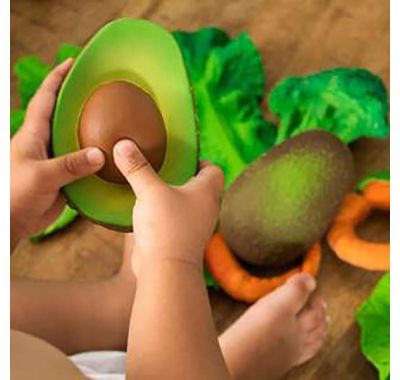 Μασητικό Olie & Carol από φυσικό καουτσούκ Arnold το αβοκάντο στο Bebe Maison