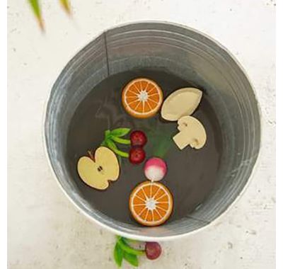 Μασητικό Olie & Carol από φυσικό καουτσούκ Clementino το πορτοκάλι στο Bebe Maison