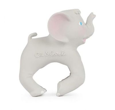Μασητικό βραχιολάκι Oli & Carol από φυσικό καουτσούκ ελεφαντάκι Nelly στο Bebe Maison