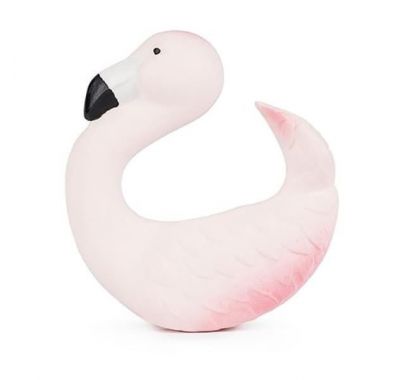 Μασητικό βραχιολάκι Oli & Carol από φυσικό καουτσούκ φλαμίνγκο Sky στο Bebe Maison