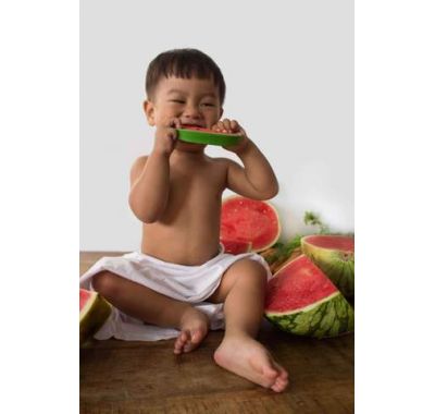 Μασητικό Olie & Carol από φυσικό καουτσούκ Wally το καρπούζι στο Bebe Maison