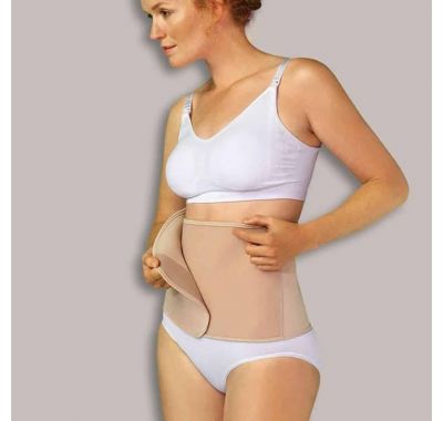 Ρυθμιζόμενη ζώνη σύσφιξης Carriwell από οργανικό βαμβάκι S/M & L/XL στο Bebe Maison