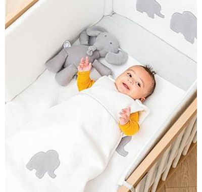 Υφασμάτινο ελεφαντάκι Nattou Tembo γκρι 32εκ. στο Bebe Maison