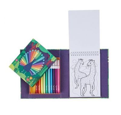 Μπλοκ ζωγραφικής με κρυμμένες εικόνες Tiber Tribe Ζώα στο Bebe Maison