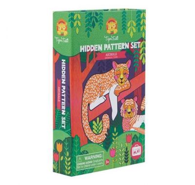 Μπλοκ ζωγραφικής με κρυμμένες εικόνες Tiber Tribe Ζώα στο Bebe Maison