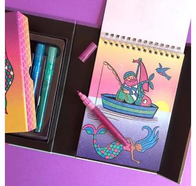 Μπλοκ ζωγραφικής glitter Tiger Tribe Ωκεανός στο Bebe Maison