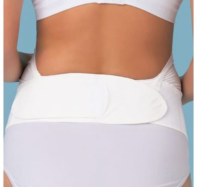 Ρυθμιζόμενη Ζώνη Υποστήριξης Εγκυμοσύνης Carriwell με Velcro Λευκό στο Bebe Maison