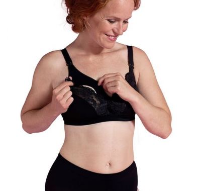 Δαντελένιο σουτιέν θηλασμού Carriwell με θήκη που κατεβαίνει I, II, III, IV, V, VI, VII Λευκό στο Bebe Maison