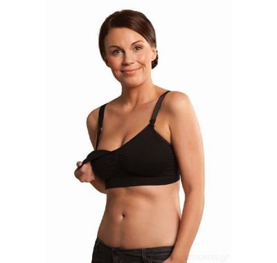 Σουτιέν Θηλασμού Carriwell χωρίς ραφές με ενίσχυση Μαύρο στο Bebe Maison
