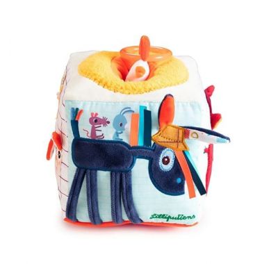 Υφασμάτινο κύβος δραστηριοτήτων Lilliputiens Φάρμα στο Bebe Maison