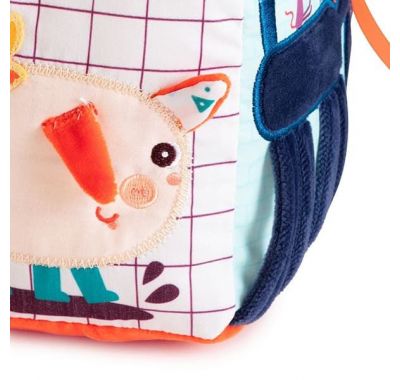 Υφασμάτινο κύβος δραστηριοτήτων Lilliputiens Φάρμα στο Bebe Maison