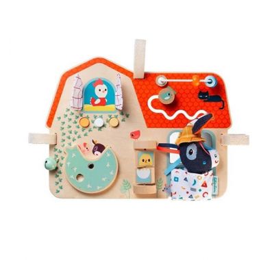 Ξύλινο ταμπλό δραστηριοτήτων Lilliputiens Φάρμα στο Bebe Maison