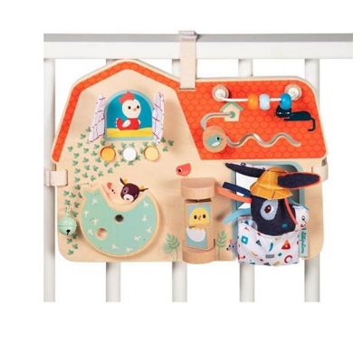 Ξύλινο ταμπλό δραστηριοτήτων Lilliputiens Φάρμα στο Bebe Maison