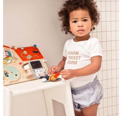 Ξύλινο ταμπλό δραστηριοτήτων Lilliputiens Φάρμα στο Bebe Maison