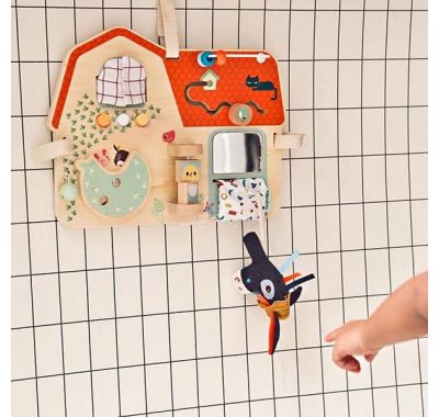 Ξύλινο ταμπλό δραστηριοτήτων Lilliputiens Φάρμα στο Bebe Maison
