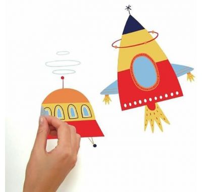 Αυτοκόλλητα τοίχου RoomMates Πύραυλοι στο Bebe Maison