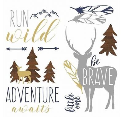 Αυτοκόλλητα τοίχου RoomMates Κάμπινγκ στον Αρκτικό κύκλο στο Bebe Maison