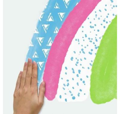 Αυτοκόλλητα τοίχου RommMates Ουράνιο τόξο & σύννεφα στο Bebe Maison