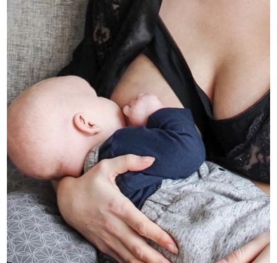 Δαντελένιο σουτιέν θηλασμού Carriwell με θήκη που κατεβαίνει I, II, III, IV, V, VI, VII Μαύρο στο Bebe Maison