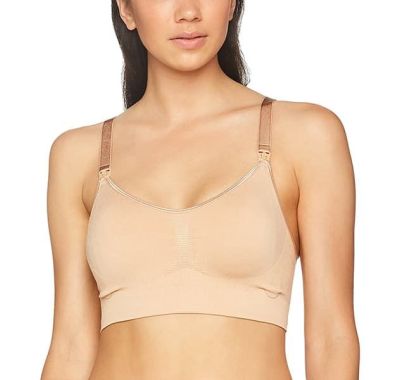 Σουτιέν θηλασμού Carriwell χωρίς ραφές Seamless Nursing Bra S, M, L, XL Μπεζ στο Bebe Maison