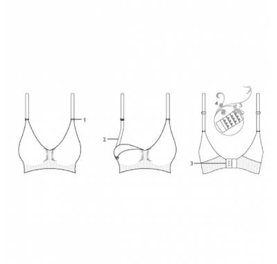 Σουτιέν θηλασμού Carriwell χωρίς ραφές Seamless Nursing Bra S, M, L, XL Μπεζ στο Bebe Maison