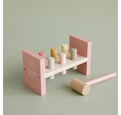 Ξύλινο παιχνίδι αντιστοίχισης με σφυρί Little Dutch Flowers στο Bebe Maison