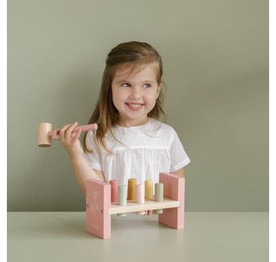 Ξύλινο παιχνίδι αντιστοίχισης με σφυρί Little Dutch Flowers στο Bebe Maison