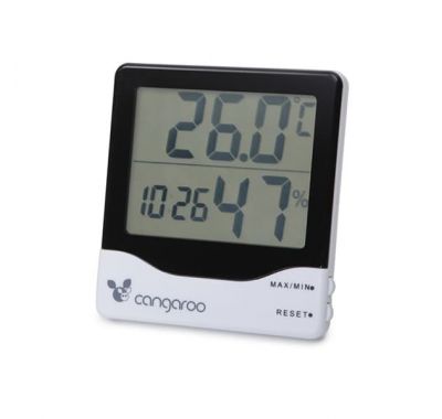 Ψηφιακό Θερμόμετρο - Υγρόμετρο - Ρολόι 3in1 Cangaroo στο Bebe Maison