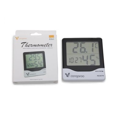 Ψηφιακό Θερμόμετρο - Υγρόμετρο - Ρολόι 3in1 Cangaroo στο Bebe Maison